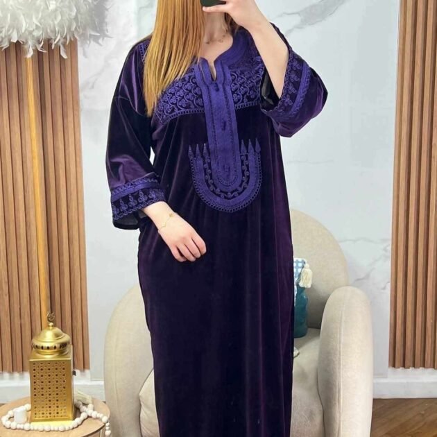على بركة الله 💕 جبة رمضان 🌙✨ 
مودال صورية في قطيفة روايال مخدومة بالفتلة
ليطاي L xl xxl 3xl